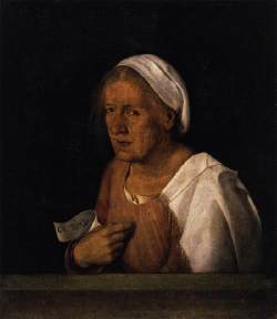 250x288 Old Woman By Giorgione - Old Woman Painting