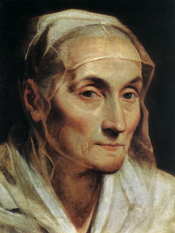 615x820 Portrait Of An Old Woman - Old Woman Painting