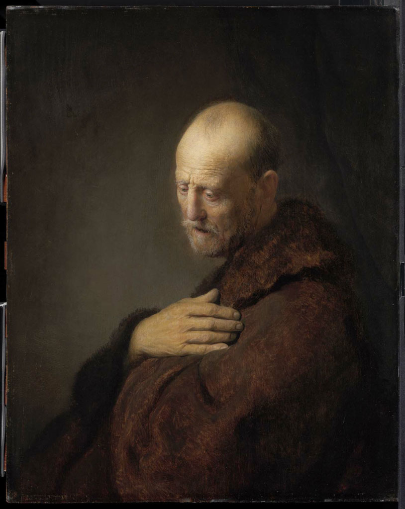 814x1024 Rembrandt's Old Man In Prayer Features Spirituality Amp Practice - Old Woman Praying Painting