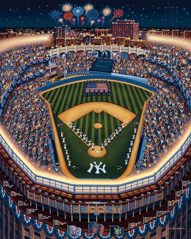 800x1000 New York Yankees - Old Yankee Painting