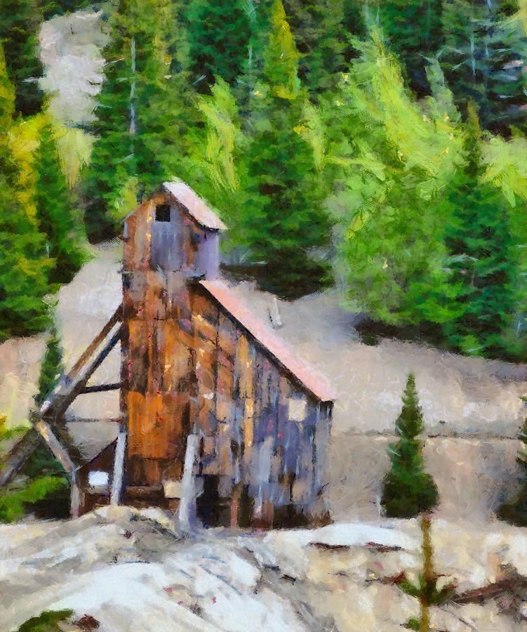751x900 Yankee Girl Mine Painting By Dan Sproul - Old Yankee Painting