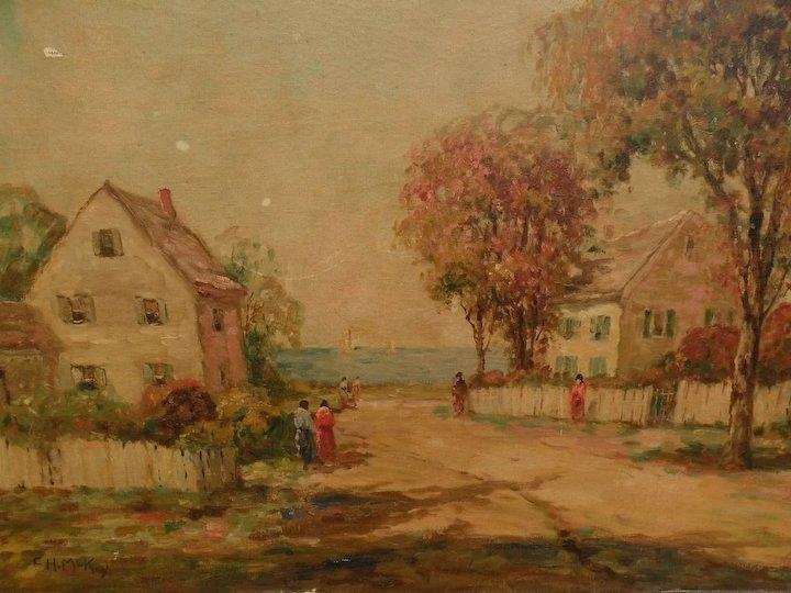 720x540 New England Painting Art Artist Mark Painting Seascape New Art - Olde England Painting