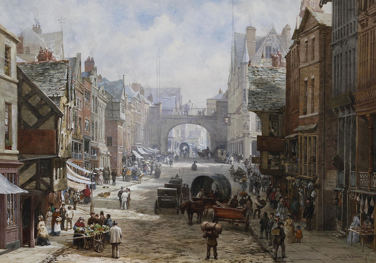 1280x896 Beautiful British Towns Past Vs Present 5 Minute History - Olde England Painting