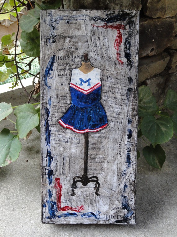 570x760 Ole Miss Oil Paintings My Sec Team - Ole Miss Painting