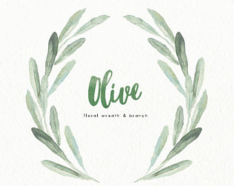 340x270 Olive Wreath Etsy - Olive Branch Painting