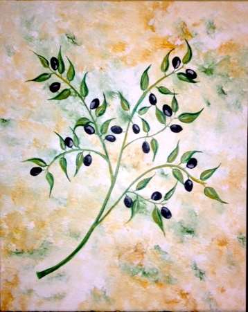 358x451 Olive Branch - Olive Branch Painting