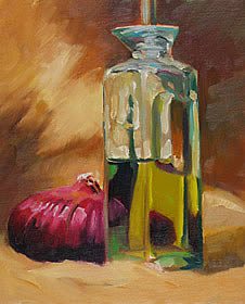 226x280 Olive Oil And Onion M.e. Bailey Awsnws - Olive Oil Painting