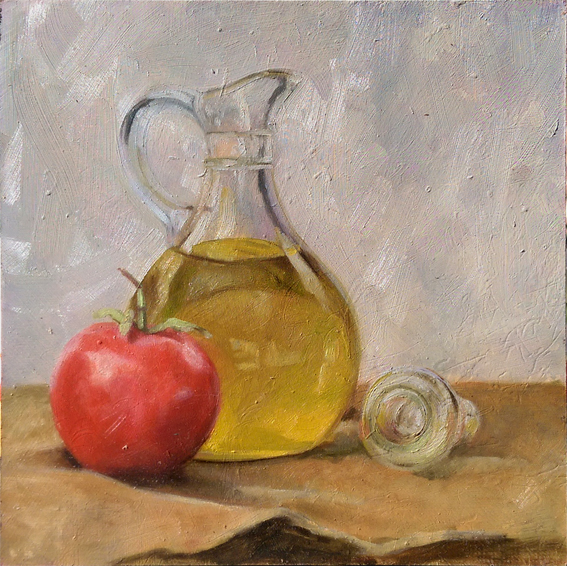 567x566 Olive Oil Amp Tomato - Olive Oil Painting