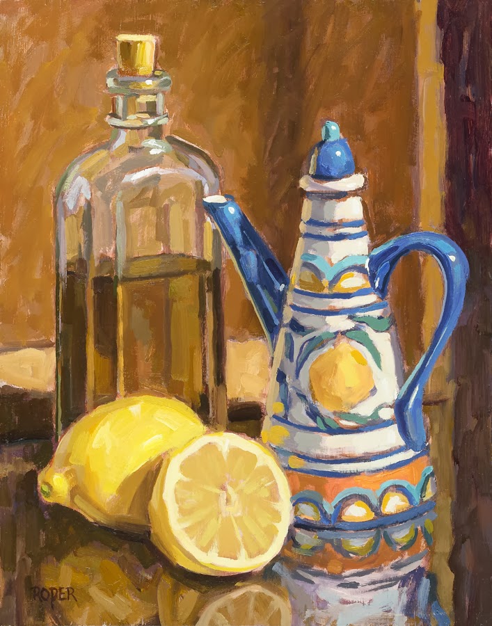 707x900 Today's Painting - Olive Oil Painting