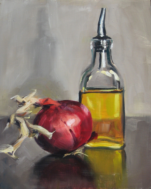 576x720 Olive Oil Deb Anderson, Painting - Olive Painting