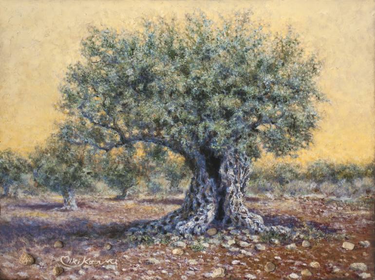 Olive Tree Painting At Paintingvalley Com Explore Collection Of Olive Tree Painting