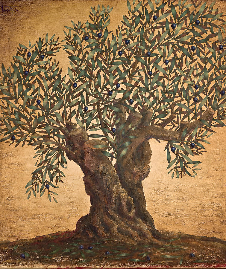 Olive Tree Painting At PaintingValley Com Explore Collection Of Olive Tree Painting