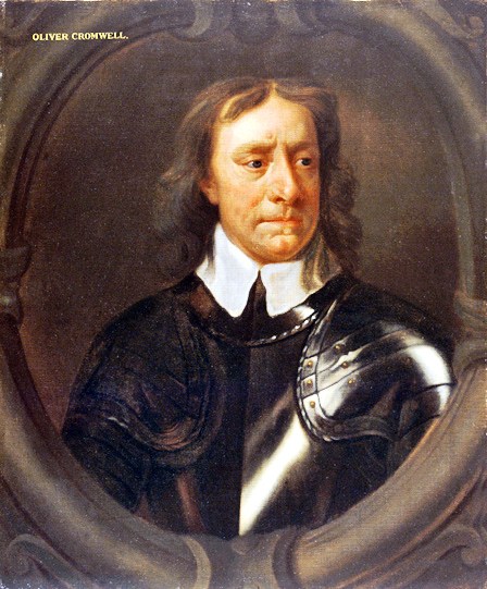 448x541 Oliver Cromwell In A Painting By Peter Lely Almost History - Oliver Cromwell Painting