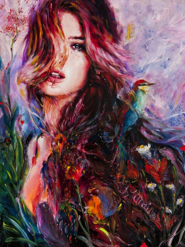 600x803 Paintings By Charmaine Olivia Art And Design - Olivia Painting