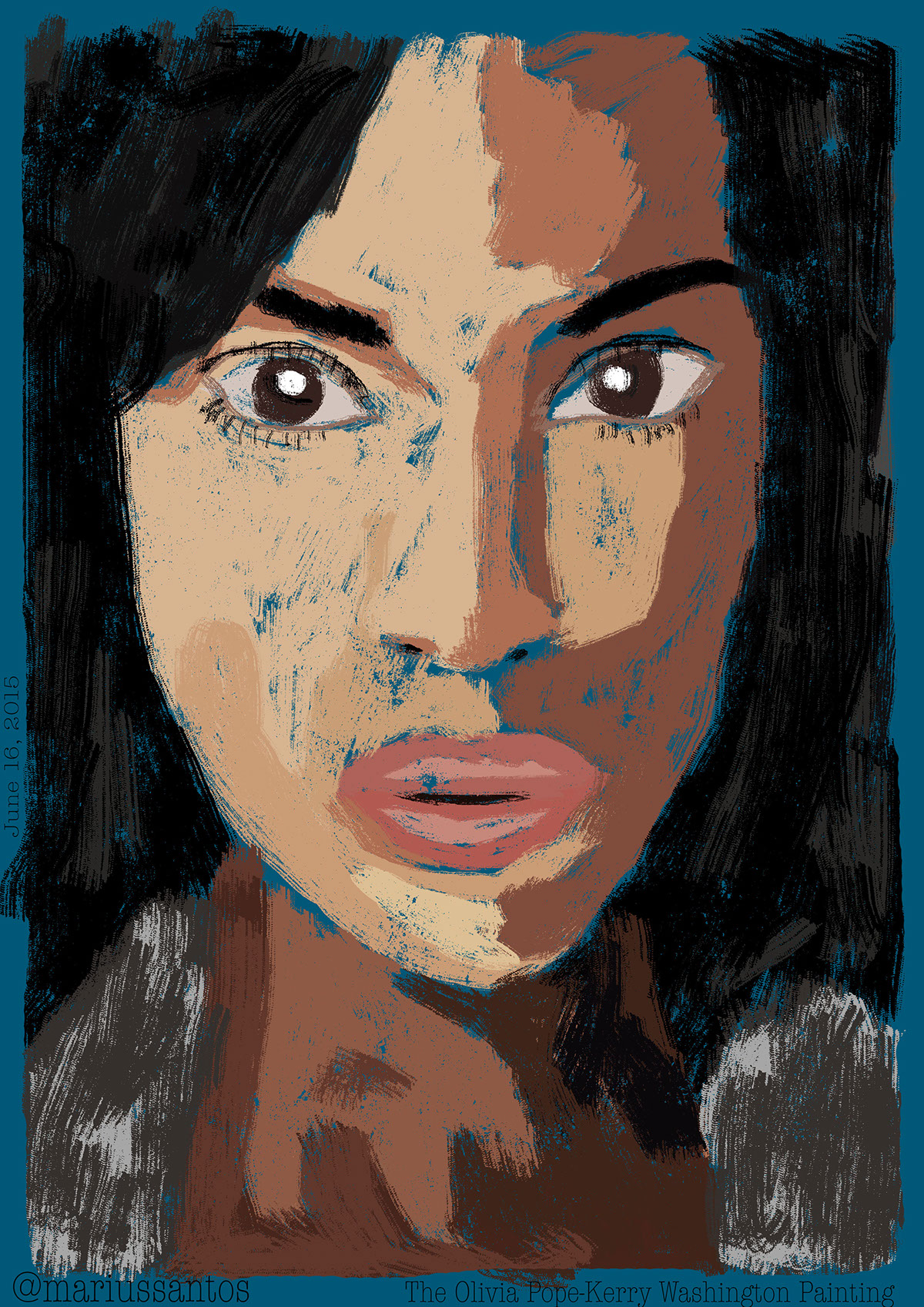 1200x1697 The Olivia Popekerry Washington Paintings On Behance - Olivia Painting