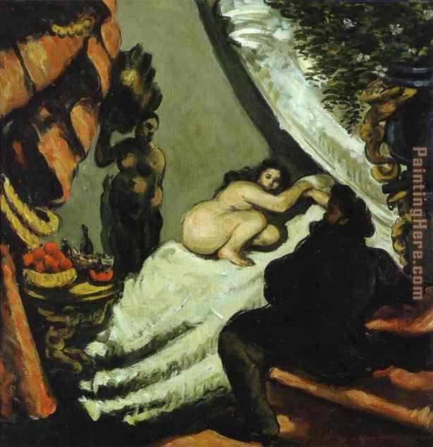 614x634 Paul Cezanne A Modern Olympia Painting Anysize 50% Off - Olympia Painting