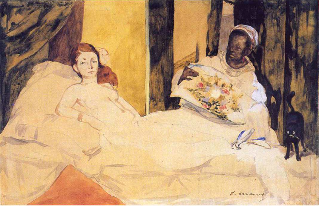 1068x690 The Importance Of Manet's Conceptualization In Olympia And The Bar - Olympia Painting