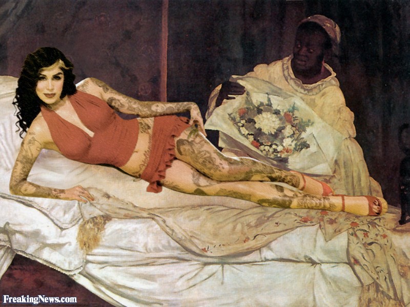 800x600 Olympia Von D Manet Painting Pictures - Olympia Painting