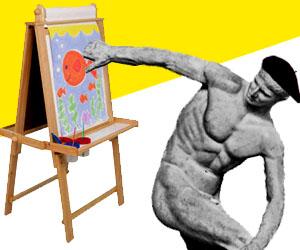 300x250 Why Painting Is No Longer An Olympic Event Mental Floss - Olympic Painting