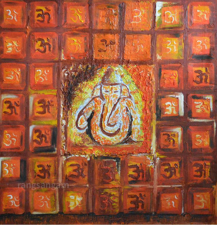 756x781 Oil On Canvas - Om Canvas Painting
