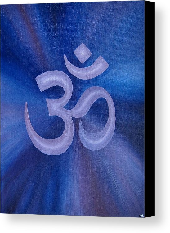 548x750 Purple Om Canvas Print Canvas Art By Michelle Eshleman - Om Canvas Painting