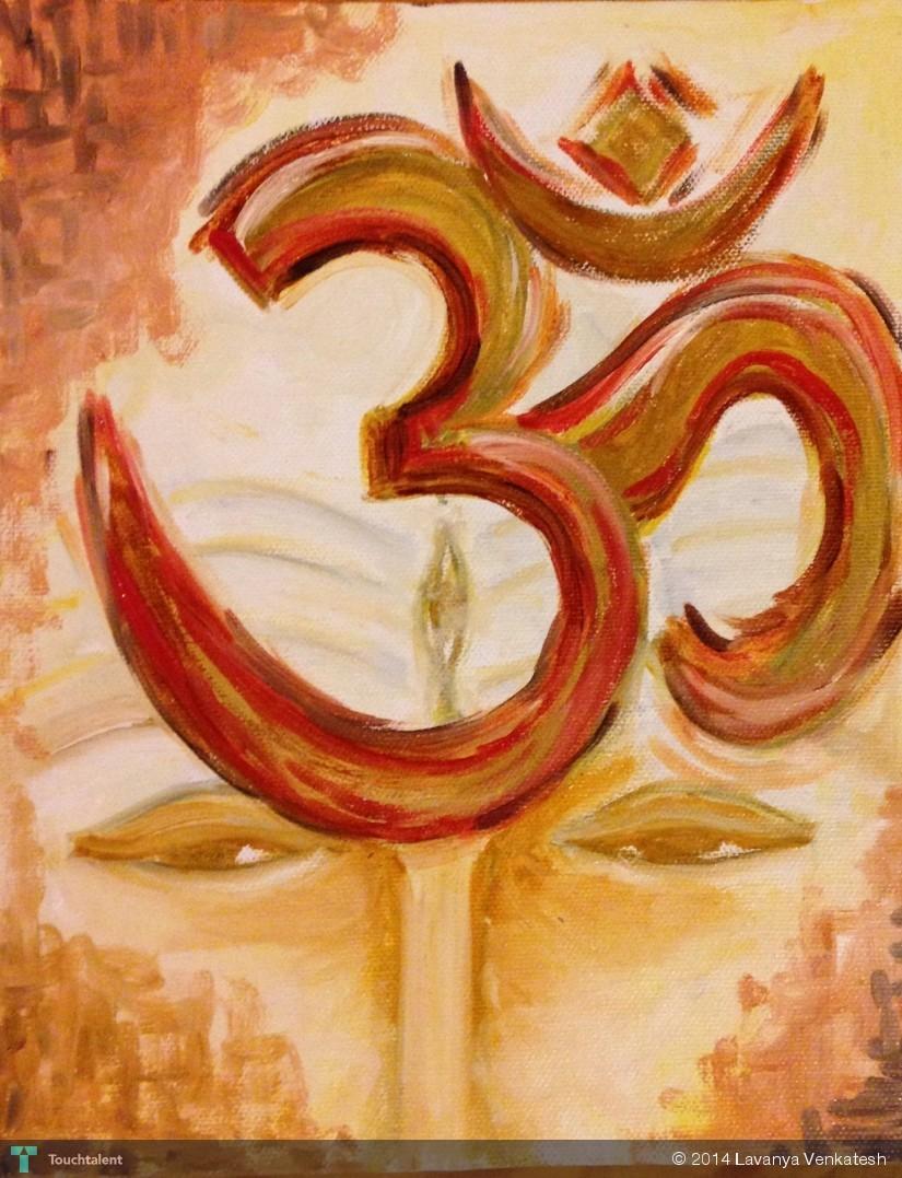 825x1077 Maheshwara And Om - Om Painting