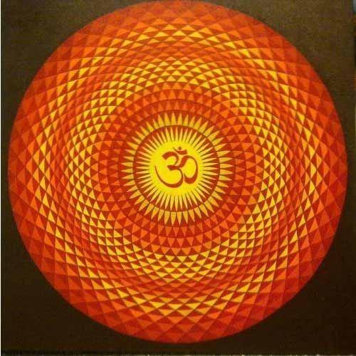 500x500 Original Om Painting - Om Painting