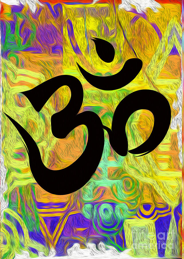 642x900 Om Painting By Gregory Dyer - Om Painting