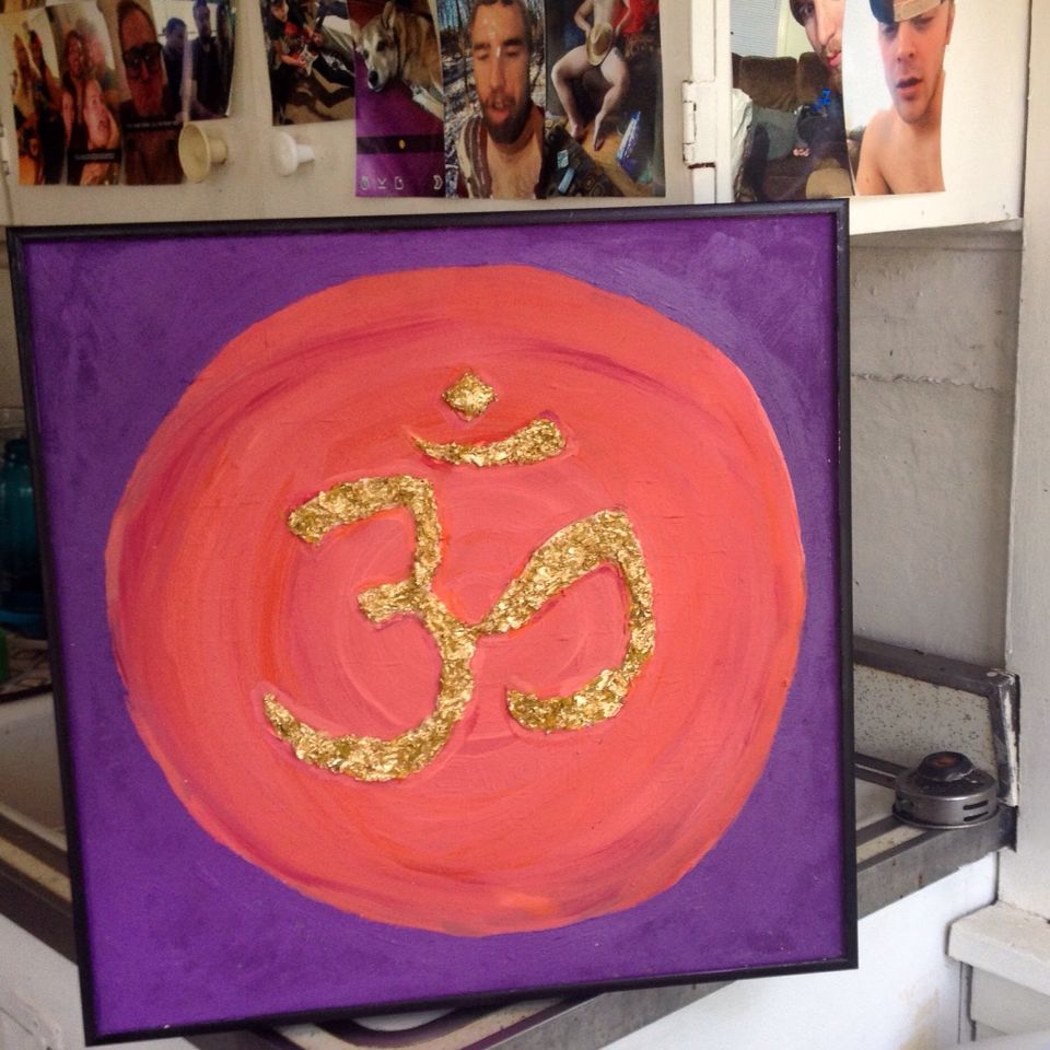 960x960 Om Symbol Painting - Om Painting On Canvas