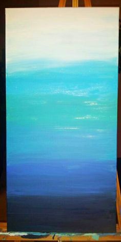 236x472 Blues. Love The Gradient, And Pallet. Wish List For The Condo - Ombre Painting
