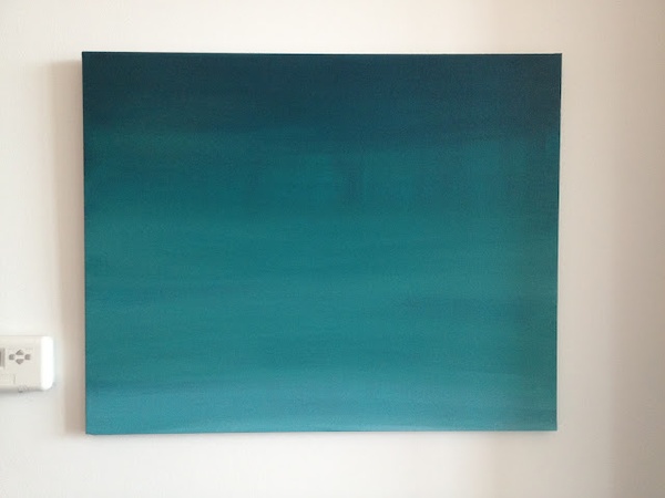 600x450 Mid Century Mrs Ombre Painting. - Ombre Painting