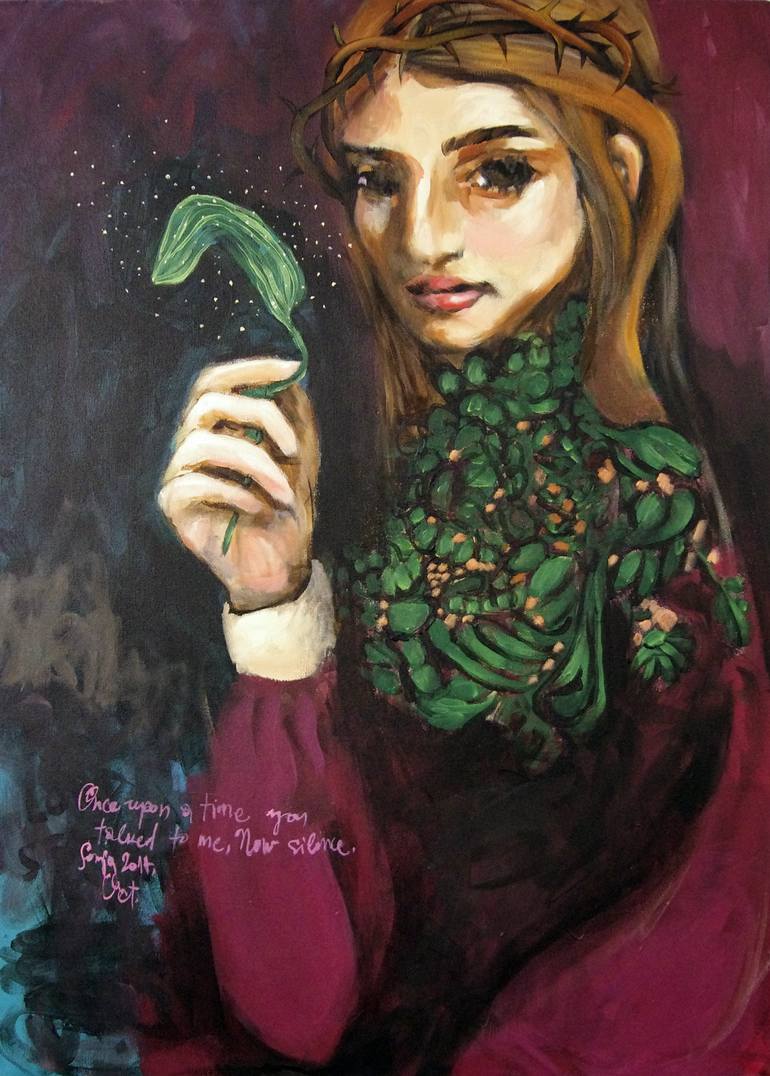 770x1076 Saatchi Art Once Upon A Time Painting By Sonja Curcic - Once Upon A Time Painting