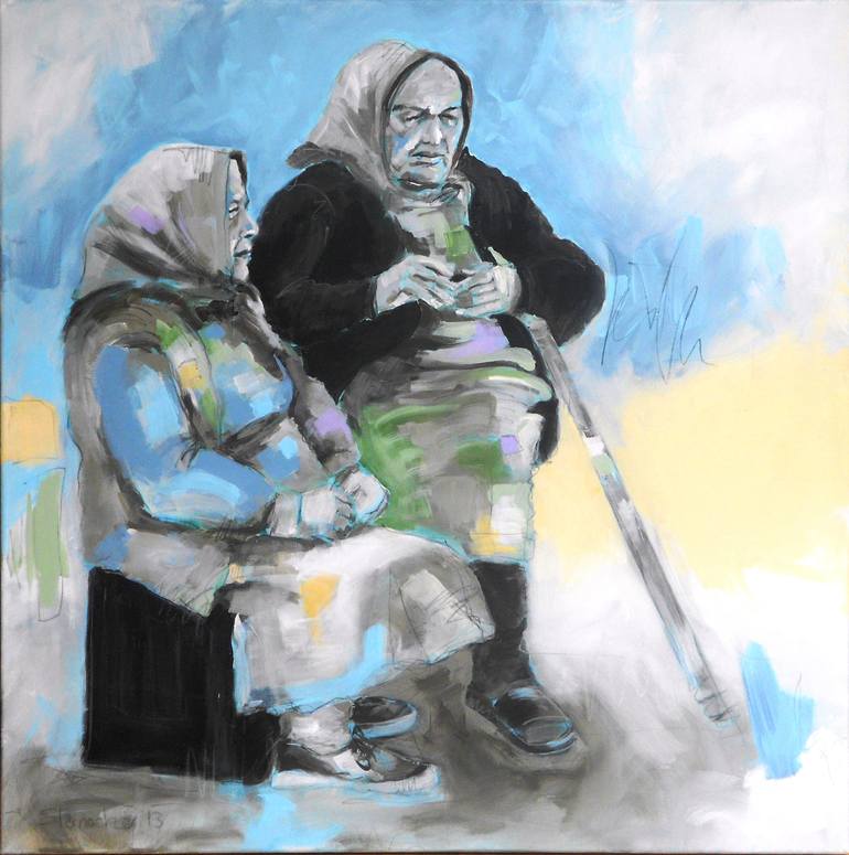 770x775 Saatchi Art Once Upon A Time Painting By Michaela Steinacher - Once Upon A Time Painting