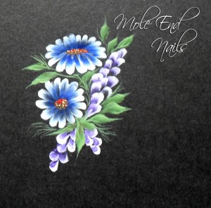 300x295 One Stroke Painting Designs - One Flower Painting