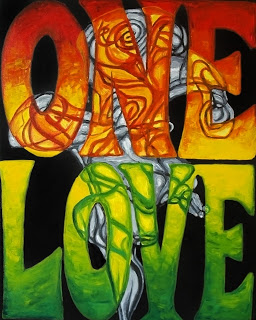 256x320 Michelle's Blogfolio - One Love Painting