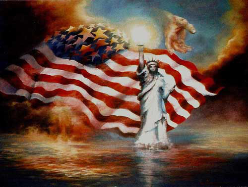 500x378 One Nation Under God - One Nation Under God Painting