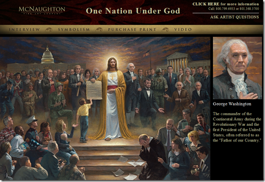 544x373 Jon Mcnaughton One Nation Under God I Love Freedom - One Nation Under God Painting