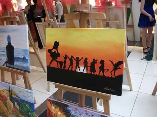 500x375 One Piece Oil Painting Uploaded By An T On We Heart It - One Piece Painting