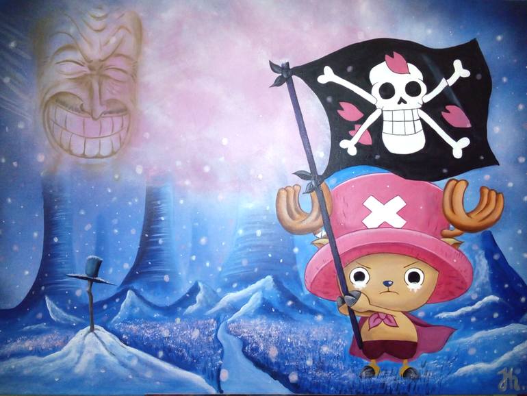 770x578 Saatchi Art Tonytony Chopper One Piece Painting By Cloud Lee - One Piece Painting