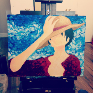 320x320 Finished My One Piece Painting!!! So Happy With How It Turned Out - One Piece Painting