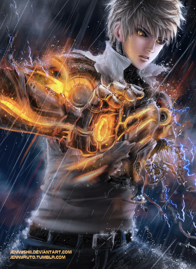 676x928 Jenny Mun (Jennyshiii) - One Punch Man Painting