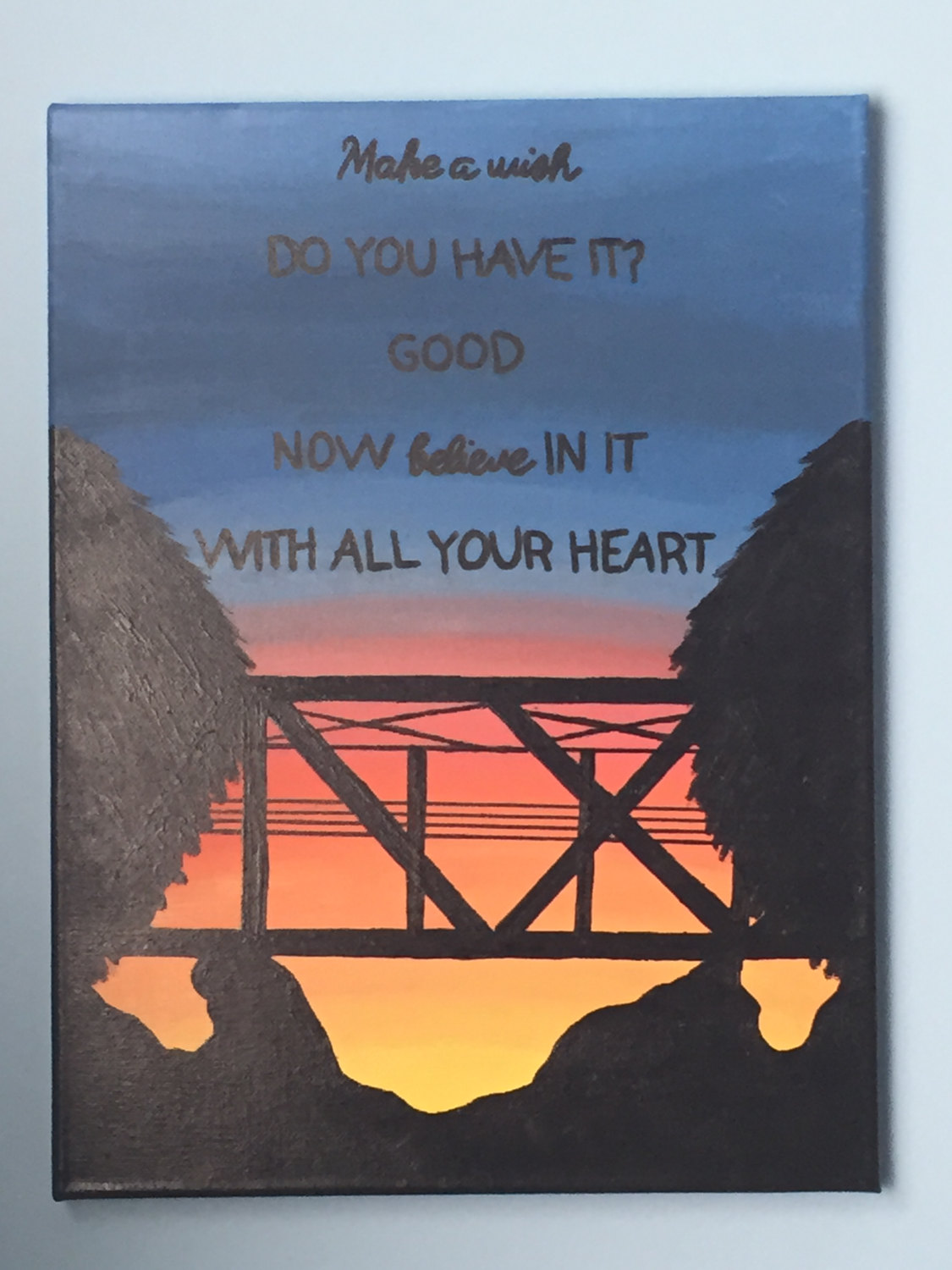 1125x1500 One Tree Hill Canvas - One Tree Hill Painting