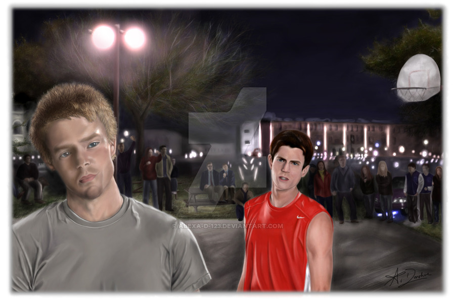 900x594e Tree Hill Painting By Alexa D 123 - One Tree Hill Painting