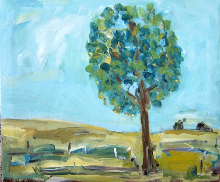 770x638 Saatchi Art One Tree Hill Painting By Rachel Carroll - One Tree Hill Painting