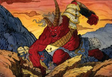 386x266 Image - Oni Painting