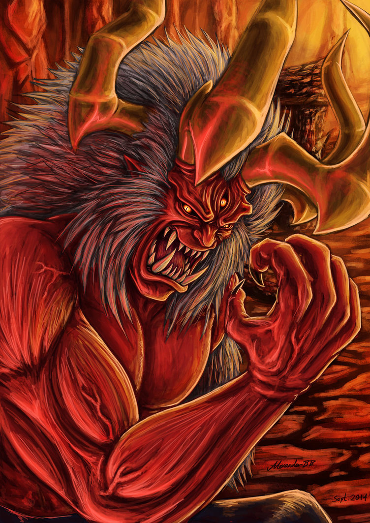 752x1063 Oni Painting - Oni Painting