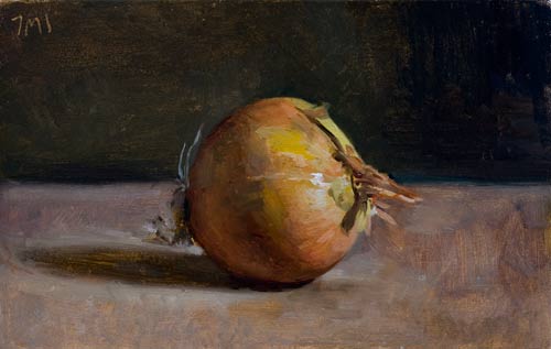 500x317 Daily Paintings Onion Postcard From Provence - Onion Painting