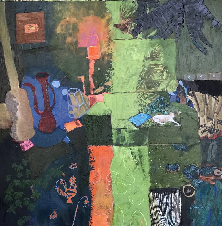 770x783 Saatchi Art Light Cast Not Only By The Lamp But By The Thick - Only Painting