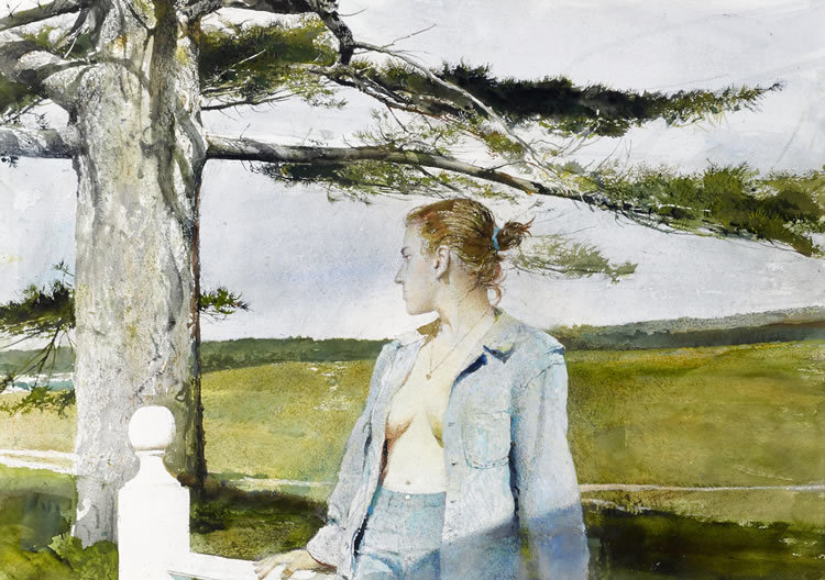 750x528 Artwork By Andrew Wyeth - Only Painting
