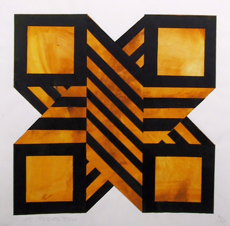 458x450 Jules Engel, Op Art Painting - Op Art Painting